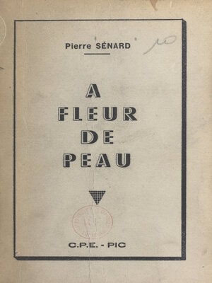 cover image of À fleur de peau